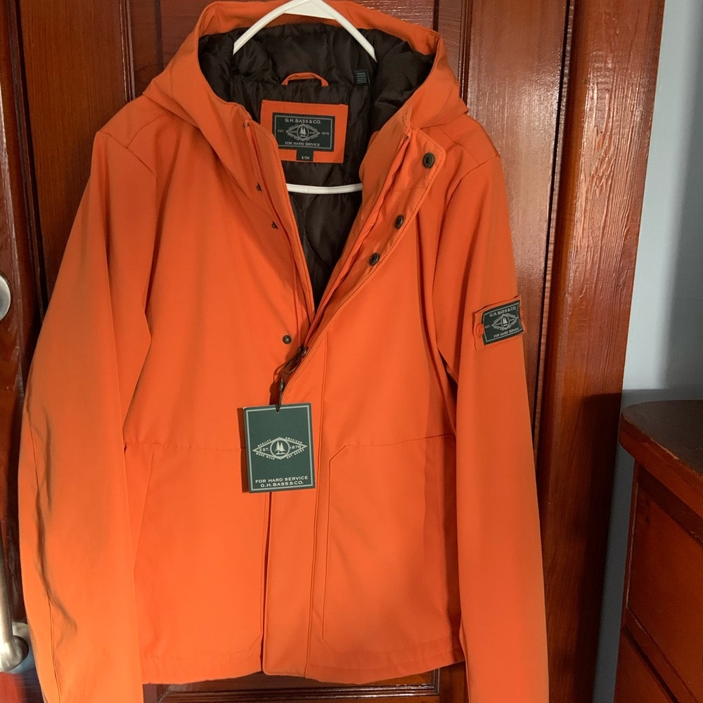 GH Bass men’s hooded storm trek jacket